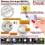 GSM Sonde Fuite Gaz Protection Centrale MD-2003R 868 Détecteur Alarme Avertisseur MHz Sans FOCUS Connectée Surveillance Fil Meia