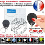 Badges Maison RFID Dépôt FOCUS Commerce Badge Domotique 868MHz Accès Grange ORIGINAL Alarme Centrale Connectée Porte Carte Cave 