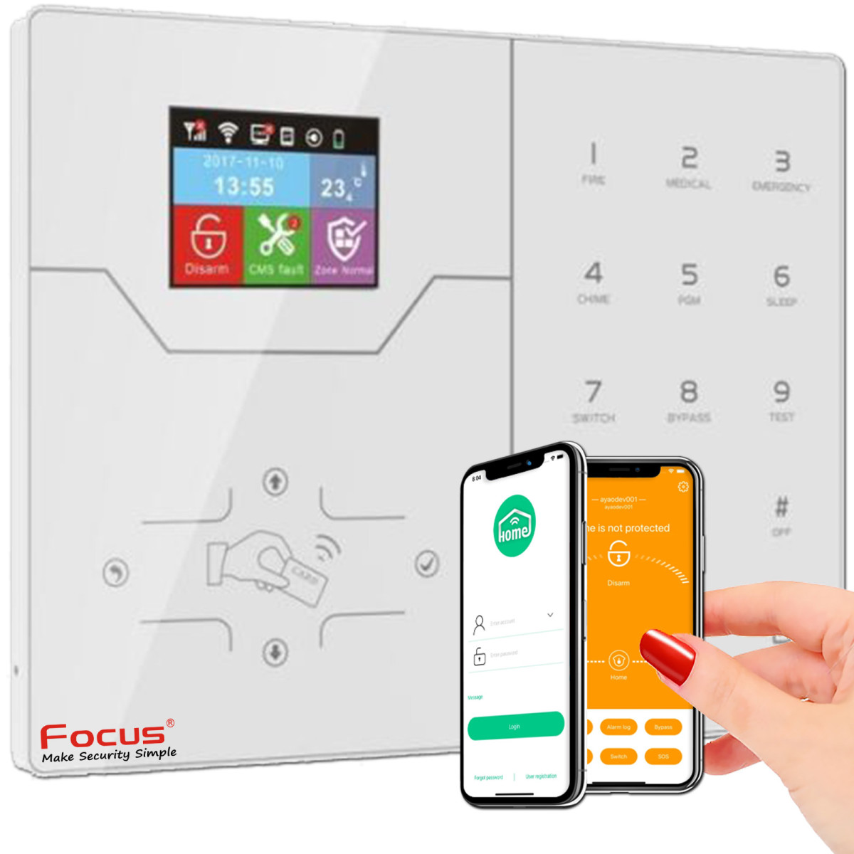 Bloc Alimentation 12V 1,5A Pour Alarme Connectée Meian Focus - Adaptateur Secteur