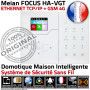 Focus ST-VGT TCP/IP Bâtiment TCP-IP Alarme FOCUS Meian Sécurité Système Surveillance Ethernet 868MHz GSM Industriel Connecté