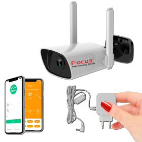 Caméra Intérieure HA-8405 Maison Protection Alarme Nuit IP de Surveillance Système Vision Sécurité Wi-Fi Ethernet Enregistrement