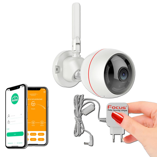 Intérieur Surveillance Vidéo HA-8406 sans Logement Résidence sur Système Sécurité Protection Caméra Smartphone Secondaire IP Abo